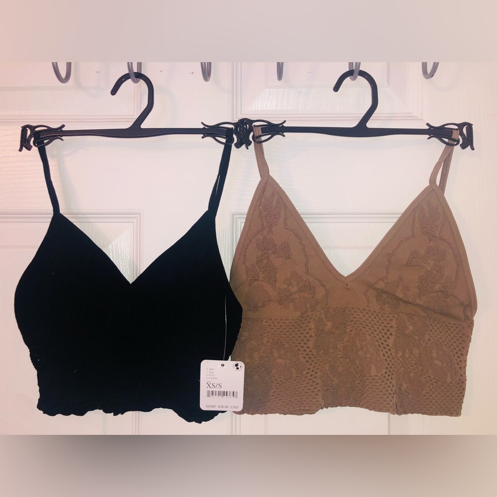 3 Free People bralettes - Picture 1 of 12